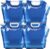 4 Stück faltbare Wasserkanister, 10 l, Trinkwasserkanister, BPA-frei, Wasserbehälter tragbar, faltbarer Kanister, Wasserbeutel, Camping, wiederverwendbar, Wasserbeutel für Camping, Wandern, Blau