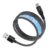 Magtame Magnetisches USB-C-Kabel, elastisch umwickeltes USBA-auf-USB-C-Ladekabel, 1 m/3,3 Fuß einziehbares USBC-Kabel, Nylon-geflochtenes Typ-C-Schnellladekabel, kompatibel mit iPhone 16 15 Samsung