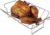 Kompatibel mit zahlreichen Grills – ideal für große und extra große Kamado-Grillmodelle, Grillrost aus Edelstahl – Rippchen- und Truthahn-Bratrost zum Räuchern und Grillen (38 cm x 31 cm x 12 cm)