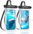 YOSH wasserdichte Handyhülle 7,0 Zoll Handy Wasser Schutzhülle zum Schwimmen, Baden und Kochen, IPX8 wasserdichte Handyhülle kompatibel mit iPhone 12 11 Pro XS Max XR X Samsung S8, 2 Stück