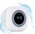 MEDION S66884 Duschradio mit Bluetooth (Badezimmerradio, UKW-Radio, Saugnapf, LED-Display, IPX6 wasserdicht, integrierter Akku, MD43884) weiß