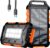 PD22.5W Solar Power Bank 10000 mAh Tragbares Solarladegerät USB C Externer Akku Outdoor Wasserdicht mit LED-Licht und 3 Ausgängen für Smartphones Tablets Camping