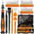 JOREST 40-teiliges Präzisionsmechanik-Schraubendreher-Set, Mini-Werkzeug-Set mit Torx T1 T2 T3 T4 T5, TR6 T7 T8 T9 T10 T15, Triwing Y00, Star P2 P5, -1,0/2,0 usw., für Switch, PS4, Laptop, Xbox, Brillen, Uhren