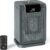 Amazon Basics Elektroheizung, tragbarer Keramik-Heizlüfter, 70°-Oszillation, 1800 W, 25 cm, Grau