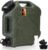 RUYI Wasserkanister mit Wasserhahn und Schraubdeckel, Camping-Wasserkanister, BPA-freier Trinkwasserkanister, tragbarer Wassertank mit Griff für Wohnwagen, Picknick, Wandern (10 l, Armeegrün)