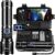 Blukar Taschenlampe LED wiederaufladbar, extrem helle Taschenlampe mit hoher Helligkeit | Zoombare Taschenlampen mit 5 Lichtmodi, IP67 wasserdichte Taschenlampe für Camping, Outdoor, Notfall