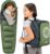 Trail Kinder-Mumienschlafsack 3 Jahreszeiten für Camping – 300 g/m² – für Jungen und Mädchen – mit leichtem Transportrucksack