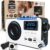Acta Berg DAB-Radio mit Akku 5000 mAh austauschbar & BT 5.3 (Weiß/Schwarz) | DAB+/UKW-Radio, Batterie wechselbar + Netzstecker, 80 Senderspeicher, USB-C, tragbares Digitalradio, mit Wecker und Timer
