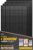 Solakon Solarpanel 500W, Bifacial Glas N-Typ Solarmodul, 40V Vollschwarze Solarmodule für Balkonkraftwerk/Solaranlage, 500W Solarpanel für Photovoltaik-Komplettanlage (4 Stück)