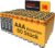 Kodak Xtralife 60er-Pack AAA-Batterien, Triple-A-Batteriepack, LR03 Alkaline 1,5 V, 10 Jahre Haltbarkeit, ideal für Geräte mit hohem Stromverbrauch, 6x mehr Leistung, kunststofffreier Karton