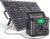 Tragbares Kraftwerk 222 Wh mit 100 W Solarpanel, 300 W (600 W Peak) AC-Ausgang, 65 W USB-C-Anschluss, Solargenerator für Camping, Reisen, Wohnmobil, Notfall