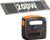 Tragbares Kraftwerk mit 200 W Solarpanel, Solargenerator 1800 W, 1024 Wh LiFePO4-Akku, PD 100 W, USB-C/AC/DC, Solarladung, für Camping, Notstrom, Outdoor