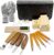23-teiliges Schnitzwerkzeug-Set, Schnitzset für Heimwerker, Anfänger, professionelles Holzschnitzwerkzeug-Set für Erwachsene und Anfänger, inklusive Inspiration und künstlerischer Anregung