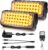 Dinfu LED-Warnleuchte, Batterie mit Fernbedienung, 12 V, gelbes Blinklicht, Auto-Magnet, kabellos, 5 Modi, wiederaufladbar, tragbar, LED-Blitzlicht mit Ladekabel für Auto, LKW, Traktor, Auto, LKW