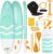 HUIIKE Stand Up Paddling Board mit Zubehör, Paddel, Finnen, Pumpe. Paddle Sup Board aufblasbar, hohe Stabilität und Widerstandsfähigkeit. 305 × 84 × 15 cm, maximale Belastung 130 kg