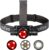 Sofirn HS21 Stirnlampe LED wiederaufladbar 2200 lm rotes und weißes Licht | Rotlicht, Gelblicht, Weißlicht, 2200 Lumen, USB-C aufladbar, Abenteuerlicht, Wandern, Bergsteigen, Arbeiten, Notbeleuchtung