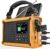 Solarradio, Kurbelradio, 12000 mAh DAB/DAB+/FM, Notfallradio mit 8500 mm² Solarpanel & 650 mA Handkurbel, Dynamoradio mit Bluetooth, als Taschenlampe & Ladegerät, USB, für Camping, Notfall (Gelb)