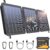 15 W Solarpanel faltbar mit 24 % Wirkungsgrad, wasserdichtes IPX4-Solarladegerät, Dual-USB-C- und USB-A-Ausgang (5 V/2 A) für Smartphone, Powerbank, Tablet, ideal für Camping, Wandern, Outdoor-Aktivitäten
