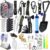 Outdoor-Notfall-Überlebensset mit Camping-Zubehör, Survival-Outdoor-Ausrüstung mit Jagdmesser, Multitool, Hammer, Axt, Wasserfilter, Outdoor, personalisierte Geschenke für Abenteuer, Wandern