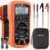 Crenova MS8233D Digital-Multimeter, Spannungsprüfer, Strommessgerät, Voltmeter, Messgerätetester, NCV mit 6000 Count LCD-Display, Hintergrundbeleuchtung