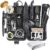 Survival-Kits, 30-in-1-Vorbereitung für Outdoor-Camping, Notfallausrüstung für Outdoor-Wandern, Wildnis, Bushcraft, coole Gadgets mit Outdoor-Messer, Kompass, Survival-Armband-Set