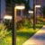 GEARLITE Solarleuchten für den Garten im Freien, 4er-Pack, 2-in-1 superhelle 3500 K warmweiße Solarleuchten für den Außenbereich mit 24 LEDs, automatisches Ein-/Ausschalten, IP65 wasserdichte Solar-Gartenleuchten für Weg, Rasen, Hof, Terrasse, Balkon