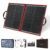 Dokio 100 Watt monokristallines Solarmodul, Solarpanel, zusammenklappbar, mit Solarregler, LCD-Display und USB-Ausgang | Mit 10 A Regler für Wohnwagen, Wohnmobil, Camping, Auto, Boot, Batterieladung