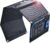 BigBlue 28 W tragbares Solarladegerät 2-Port USB (5 V/4 A insgesamt), IPX4, Solarpanel mit digitalem Amperemeter und Reißverschluss zum Schutz – zum Aufladen von USB-Geräten – iPhone, Android, GoPro usw.