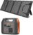 SinKeu Tragbares Kraftwerk 296 Wh mit 120 W faltbarem Solarpanel, Solargenerator mit 230 V AC-Ausgang, 300 W reine Sinuswelle, LED-Licht, Stromgenerator für Camping, Notstrom & Off-Grid
