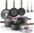 11-teiliges Kochtopf-Set, antihaftbeschichtetes Kochtopf-Set aus Aluminium für Induktion, Pfanne 20/28 cm, tiefe Bratpfanne 24 cm, Kochtopf mit Deckel 16/20/24 cm, Pfannenset PFOA-, PFOS-frei