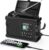 Kurbelradio DAB/FM, tragbares Solar-Notfallradio mit 12000 mAh wiederaufladbarer Powerbank, 2,4 Zoll großes Farbdisplay, LED-Taschenlampe & Leselicht, DAB+ Baustellenradio mit Bluetooth & SOS zum Wandern