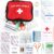 Premium Mini Erste Hilfe Set,Mini Reiseapotheke Set,Verbandskasten,Kompaktes Erste Hilfe Set Outdoor, Notfallset Klein für Outdoor Zuhause,Sport,Motorrad,Camping,Auto,Reise,Fahrrad Wandern Notfall