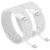 NIBIKIA USB C Kabel 100W 1m (2 Stück) Schnellladekabel USB C auf USB C, Ladekabel USB-C Ladegerät für iPhone 17/Air/Pro/Pro Max, iPhone 16/15/Plus/Pro/Pro Max, MacBook, Galaxy S26/S25/S24/S23