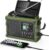 Kurbelradio DAB/DAB+/FM mit 12000 mAh Akku, Notfallradio mit 8500 mm² Solarpanel, Handkurbel-Blackout-Notfallausrüstung, Digitalradio mit Bluetooth 5.0, Taschenlampe & Leselampe für Outdoor, Camping