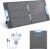 110 W faltbares Solarpanel mit USB-C PD 65 W und USB-A QC 3.0, IP67 wasserdicht, 23,5 % Effizienz ETFE-Ladegerät mit Ständer für Camping, Wohnmobil, Kraftwerk, Laptop, Smartphone, Tablet