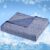 CHOSHOME Kühlende Sommerdecke, 2-in-1 selbstkühlende Decke, leicht, mit japanischen Q-Max 0,45 Kühlfasern, kuschelige Decke für Erwachsene und Kinder, beidseitig verwendbar, Blau, 130 x 150 cm