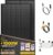 Solakon 1000 W Balkonkraftwerk – Balkonkraftwerk 800 W Komplettsteckdose – Neuester 800 Watt Wechselrichter – Solaranlage Komplettset – 500 W bifaziale Solarmodule inklusive Zubehör – 3 m Kabel