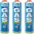 GLORIA Gaskartuschen 3 x 600 ml | Ideal für Gloria Thermoflamm Unkrautbrenner & Flammengerät | 70 % Butan, 30 % Propan | 30 % längere Brenndauer | Schraubkartusche für Camping, Gasherd und Gasbrenner