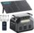 OUKITEL P1000 Plus Tragbares Kraftwerk mit 400 W Solarpanel, 1024 Wh LFP-Batterie-Backup mit 4 x 1800 W AC-Ausgang, Schnellladung von 0–80 % in 40 Minuten, Solargenerator, Notstromgenerator für