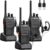 Baofeng Walkie Talkies Radio PMR446, Zwei-Wege-Radio, professionelle Gegensprechanlage, 16 Kanäle, Funkempfänger, Sender und Empfangsgerät, inklusive Akku, Headset und USB-Ladestation (3 Stück)