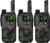 BAOFENG GT-18 Walkie Talkie PMR446 Lizenziertes kostenloses Radio für Erwachsene Kinder, wiederaufladbarer Walky Talky 1500 mAh Akku, Dual PTT, 16 Kanäle, Scan, Taschenlampe für Camping, Wandern, 3 Stück