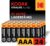 Kodak Xtralife AAA-Batterien 24er-Pack, Triple-A-Alkali-LR03-1,5-V-Batteriesatz, ideal für Haushaltsuhren, Fernbedienungen, kabelloses Spielzeug und Elektronik | 109 % mehr Leistung, 10 Jahre Haltbarkeit, fortschrittlicher Auslaufschutz, Hochleistungsbatterien