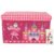 Bieco faltbare Aufbewahrungsbox mit Sitzbankaufbewahrung mit Deckel mit gepolsterter Prinzessin (Prinzessin)