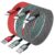 iPhone-Ladekabel, Lightning-Kabel (3er-Pack 2 m) Ladekabel iPhone-Schnellladekabel MFi-zertifiziertes USB-auf-Lightning-Kabel für iPhone 14 13 12 11 Pro/Pro Max/Mini, XR XS Max X, 8 7 6 6s Plus, 5s 5 SE
