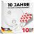 Rauchmelder mit Magnethalter 10er Set – Ohne Bohren und Schrauben – Rauchmelder Magnethalter mit extra starken Klebepads