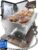 Grillen | Mobiler Plug-In-Gasgrill – Tragbarer Edelstahlgrill mit Plug-In-System – Gas- & Holzkohlebetrieb – inklusive Tragetasche – perfekt für Camping, Balkon, Garten & Outdoor – Campinggrill