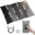 BigBlue Tragbares 35 W tragbares Solarladegerät mit Schnellladung USB-A und PD 25 W USB-C für Camping und Trekking, 0,7 kg, IP68 wasserdicht, faltbares Solarladegerät für iPhone/Android, iPad, Powerbank