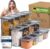 Viwares Vorratsgläser mit Deckel, luftdicht, 12er-Set, Vorratsbehälter, BPA-frei, Vorratsbehälter für Müsli, Mehl, Küche, praktischer Organizer Küche, Frischhaltedosen