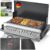 KESSER Klappgrill, tragbarer Campinggrill, Holzkohlegrill aus pulverbeschichtetem Stahl, inklusive Grillrost, Grillmatte und Tragetasche, faltbarer Grill, ideal für Camping, Picknick und Angeln