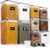 Vtopmart 10er-Set große Vorratsgläser mit Deckel, luftdicht 6,5 l, Mehl-Aufbewahrungsbehälter, Küchen-Aufbewahrungsbox für Müsli und Zucker, BPA-frei, schwarz